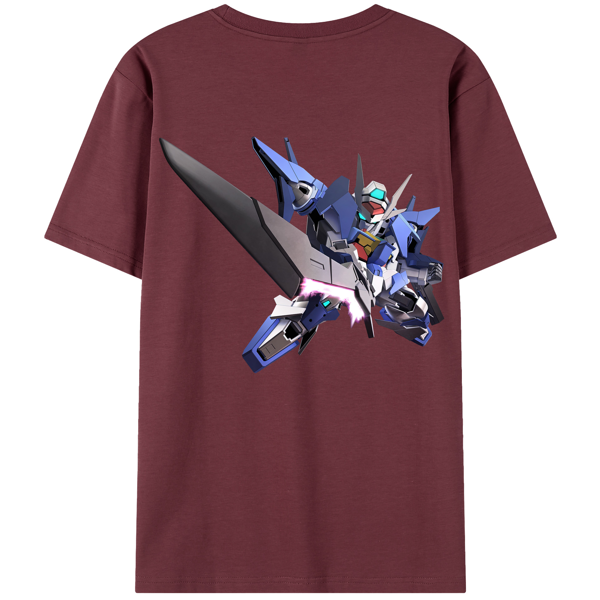 （画像用） 機動戦士ガンダム Mobile Suit Gundam 綿100％半袖Tシャツ（背面プリント）
